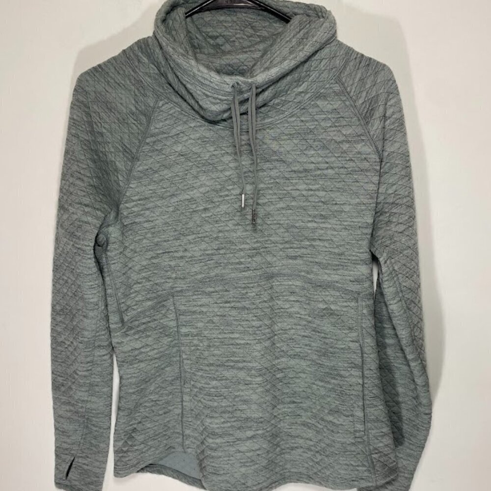 Marmot Quilted Annie Grey Pullover Sweater